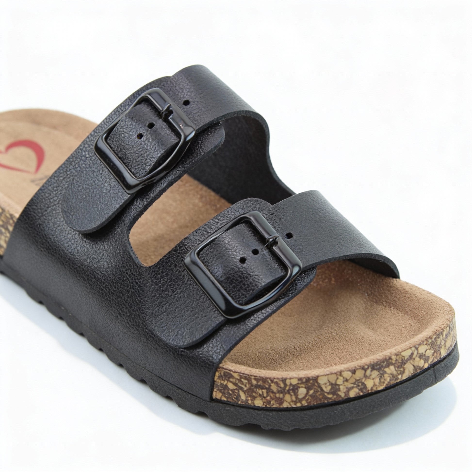 Heavenly Feet HARMONY2 Womens Mules Sandals Black