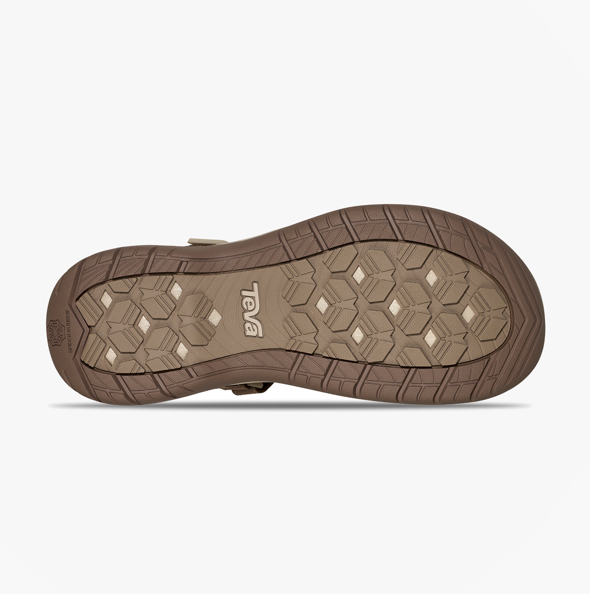 Teva TIRRA SPORT LEATHER Womens Cross Strap Sandals Caribou