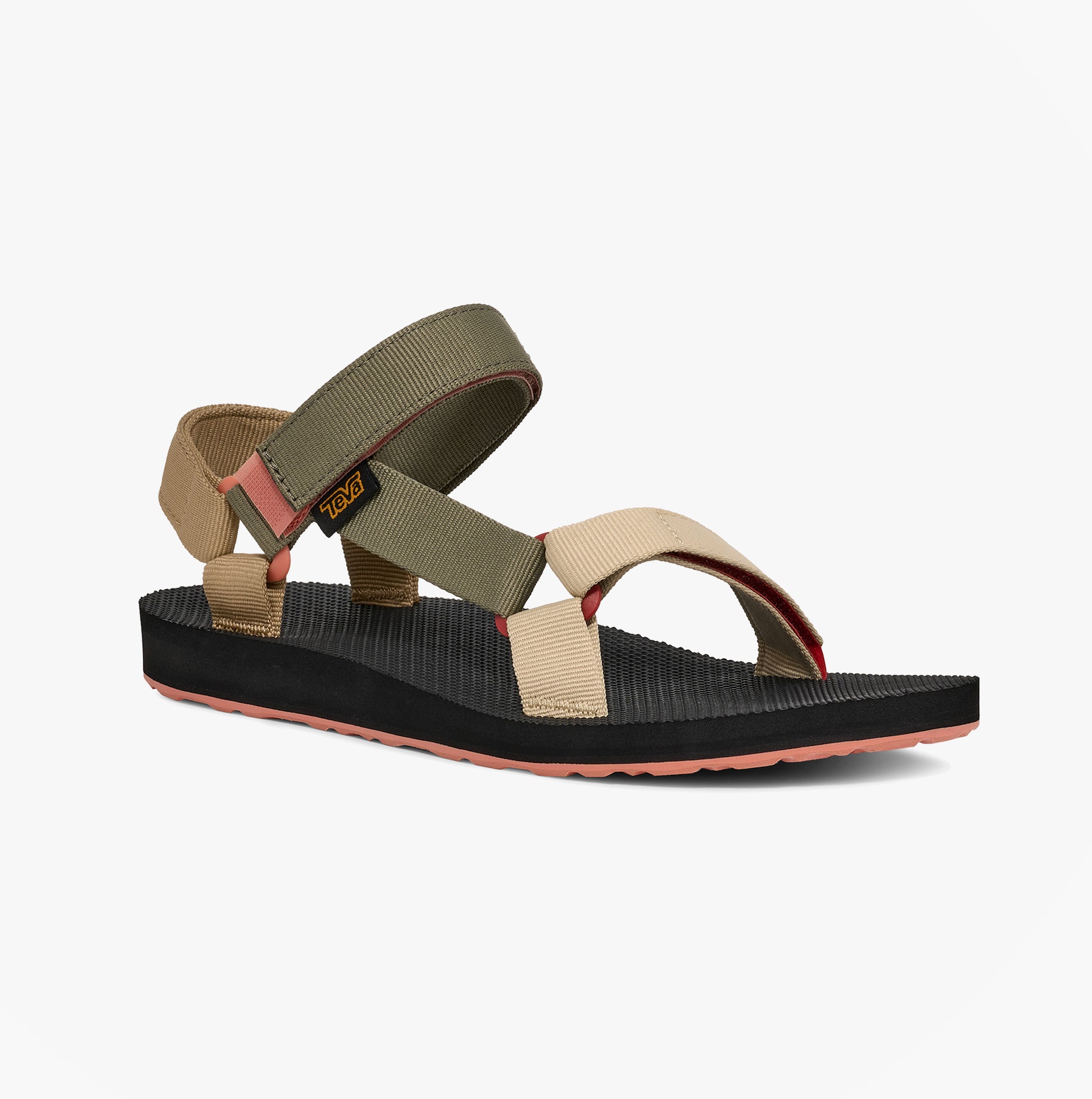 Teva ORIGINAL UNIVERSAL Womens Cross Strap Burnt Olive Multi