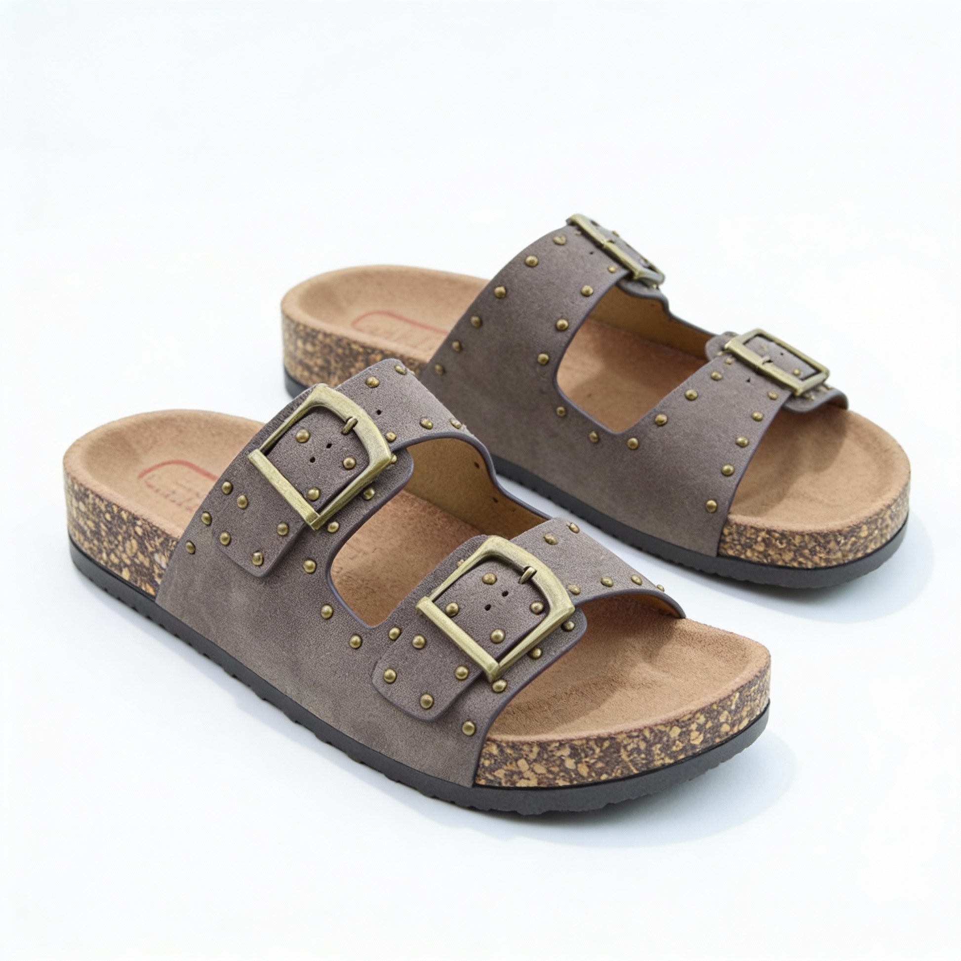 Heavenly Feet POLLY Womens Mules Sandals Bark