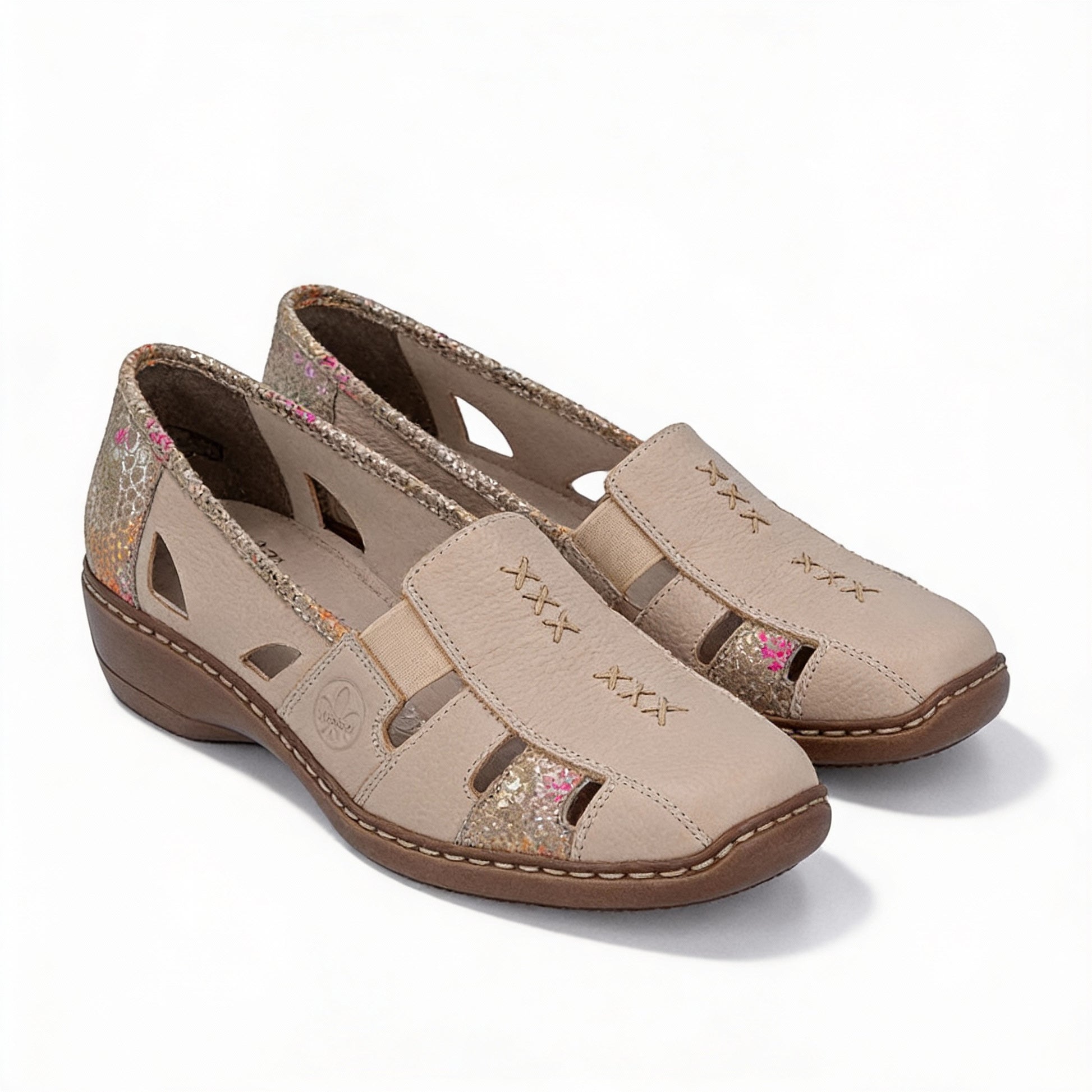 Rieker DORIS Womens Casual Beige