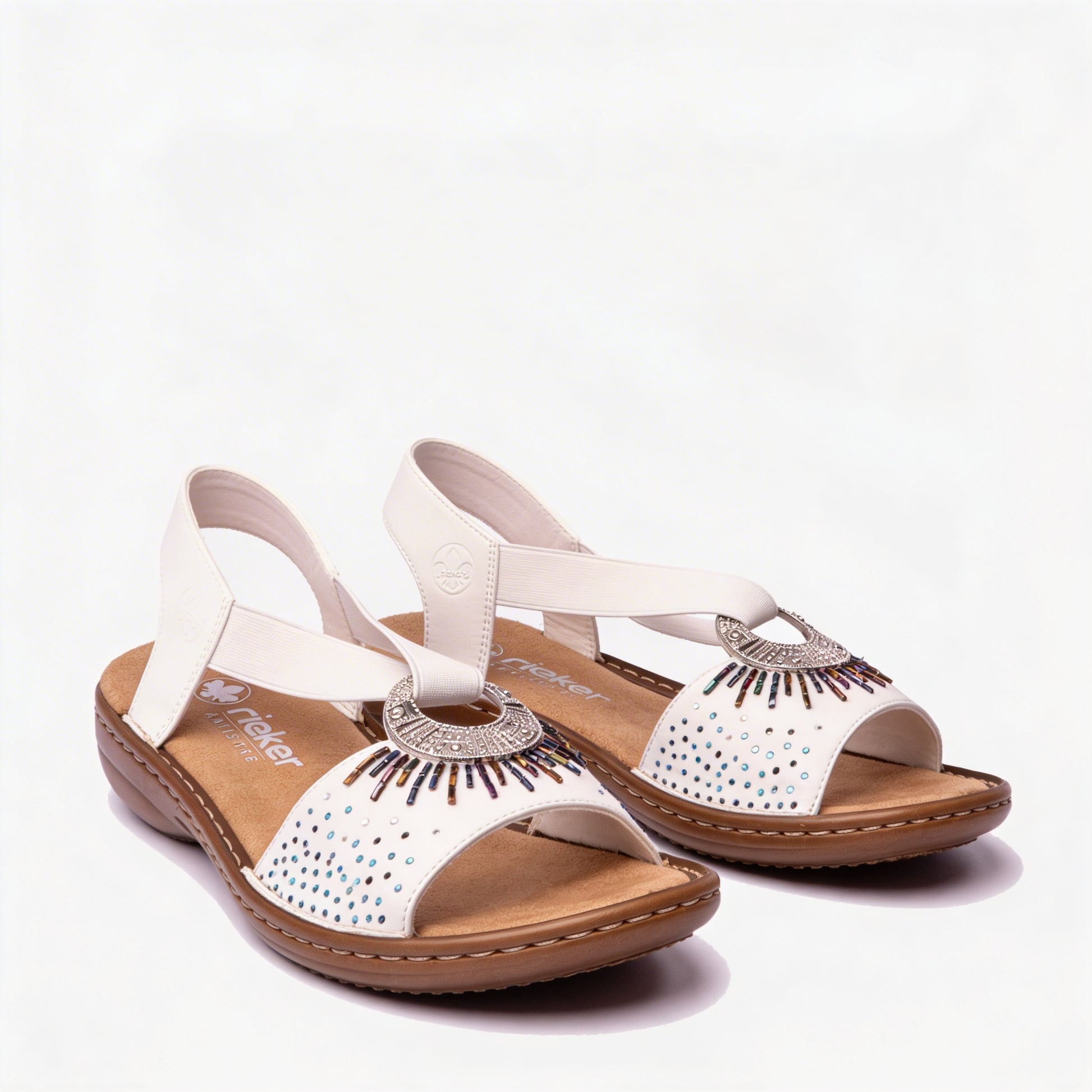 Rieker 60880-80 Womens Sandals White
