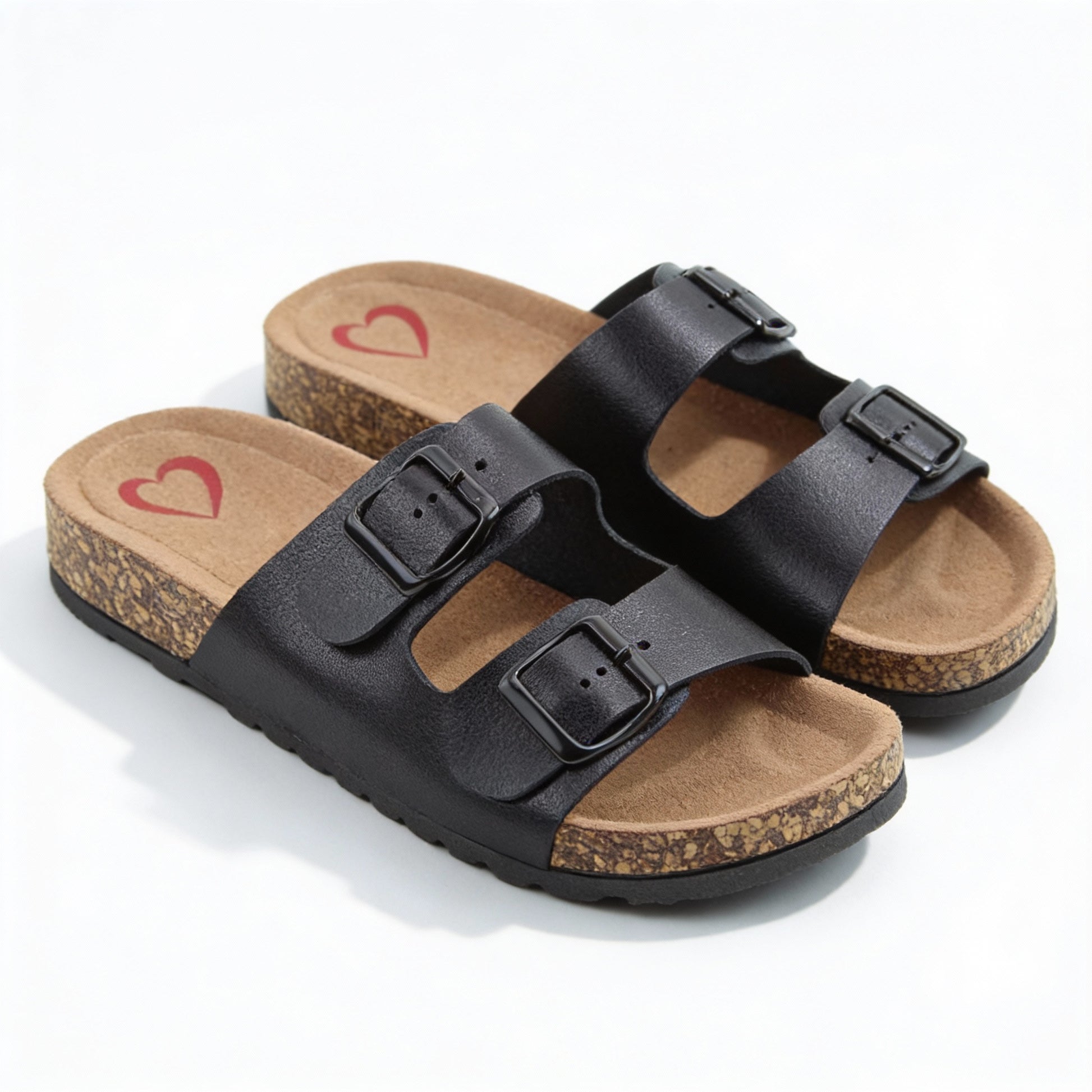 Heavenly Feet HARMONY2 Womens Mules Sandals Black
