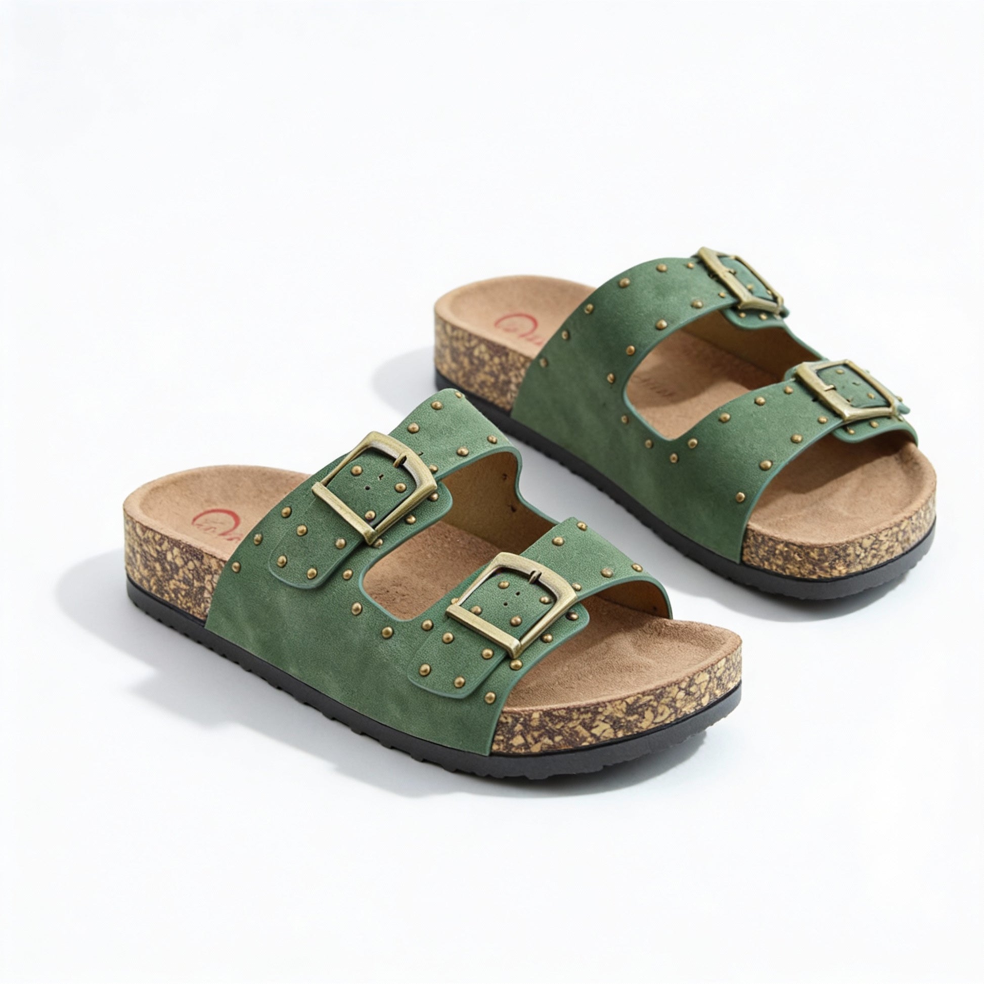 Heavenly Feet POLLY Womens Mules Sandals Forest