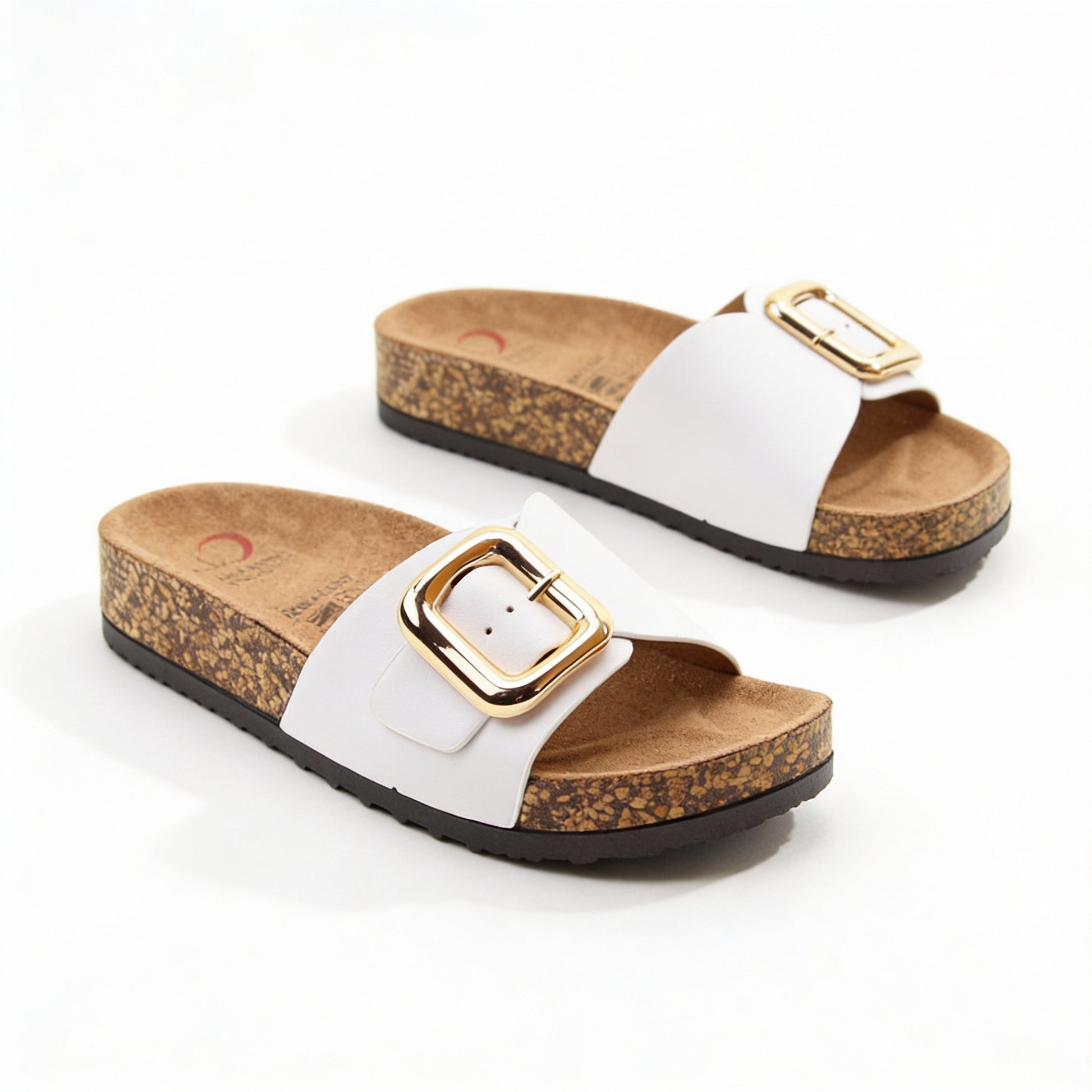 Heavenly Feet IGGY Womens Mules Sandals White