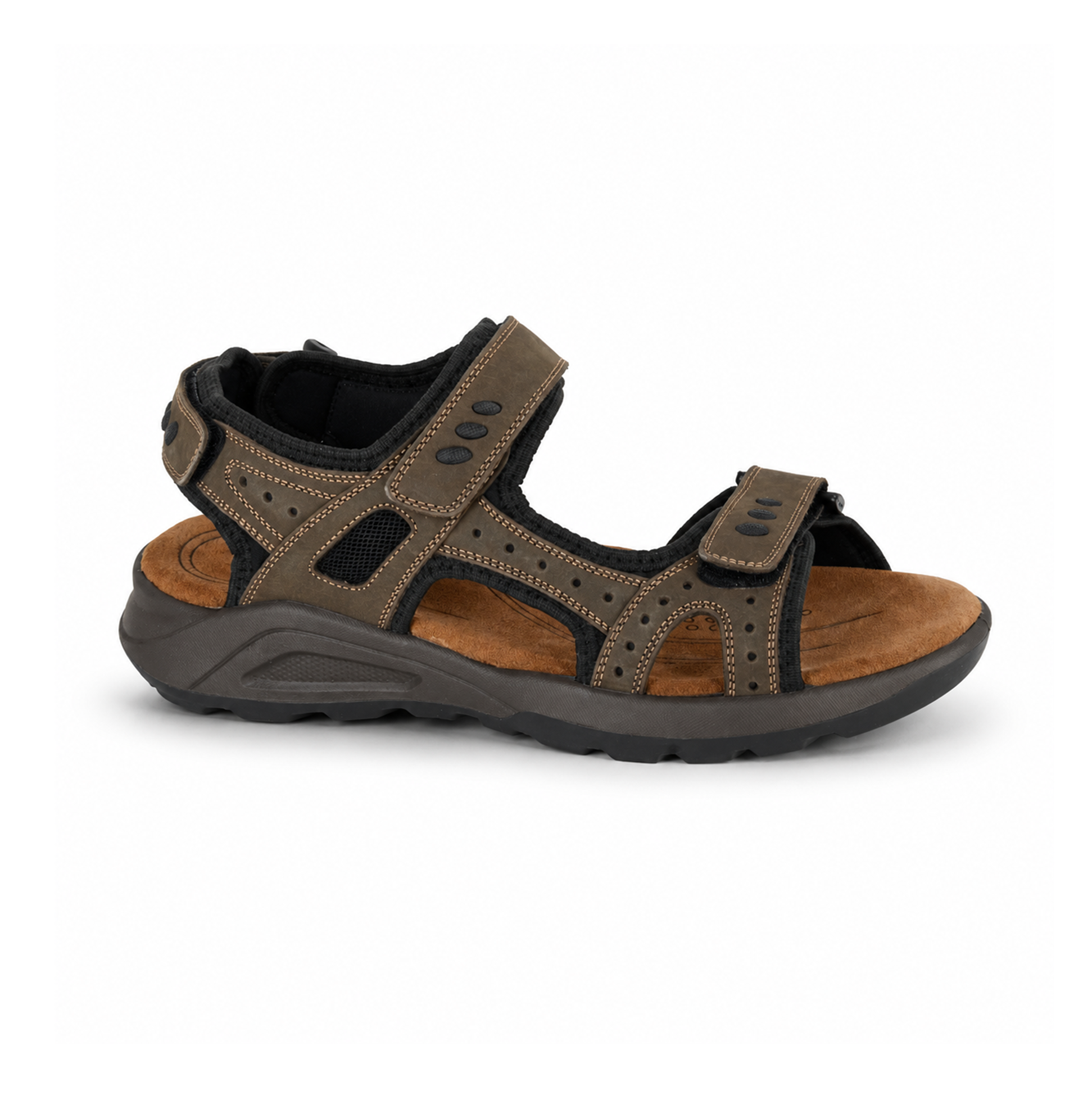 Roamers M953 Mens Hiking & Trail Sandals Brown