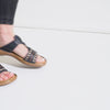 Rieker 60842-14 Womens Sandals Black
