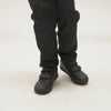 GEOX ELVIS B Boys Touch Fasten School Shoes Black