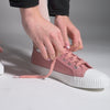 Hush Puppies BROOKE Womens Canvas Trainers Pink