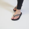 Ipanema BOSSA SOFT Womens Platform Vegan Flip-Flops Gun Black