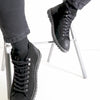 Popps 1961 MOD Mens Suede Boots Black