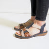 Rieker 65918-90 Womens Sandals Blue