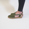 Toni Pons NURIA Womens Suede Espadrilles Khaki