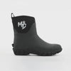 Mud Dogs RUTLAND SHORT Unisex Neoprene Wellington Boots Black