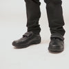 Hush Puppies ARLO Boys Leather School Shoes Black