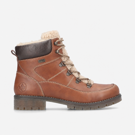 Rieker 79523 Womens Ankle Boots Nut-Antique/Clay