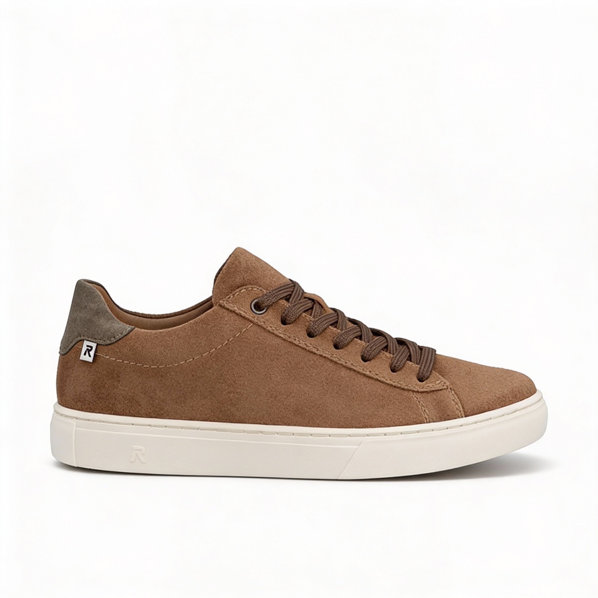 Rieker NASH Mens Court Trainers Tan