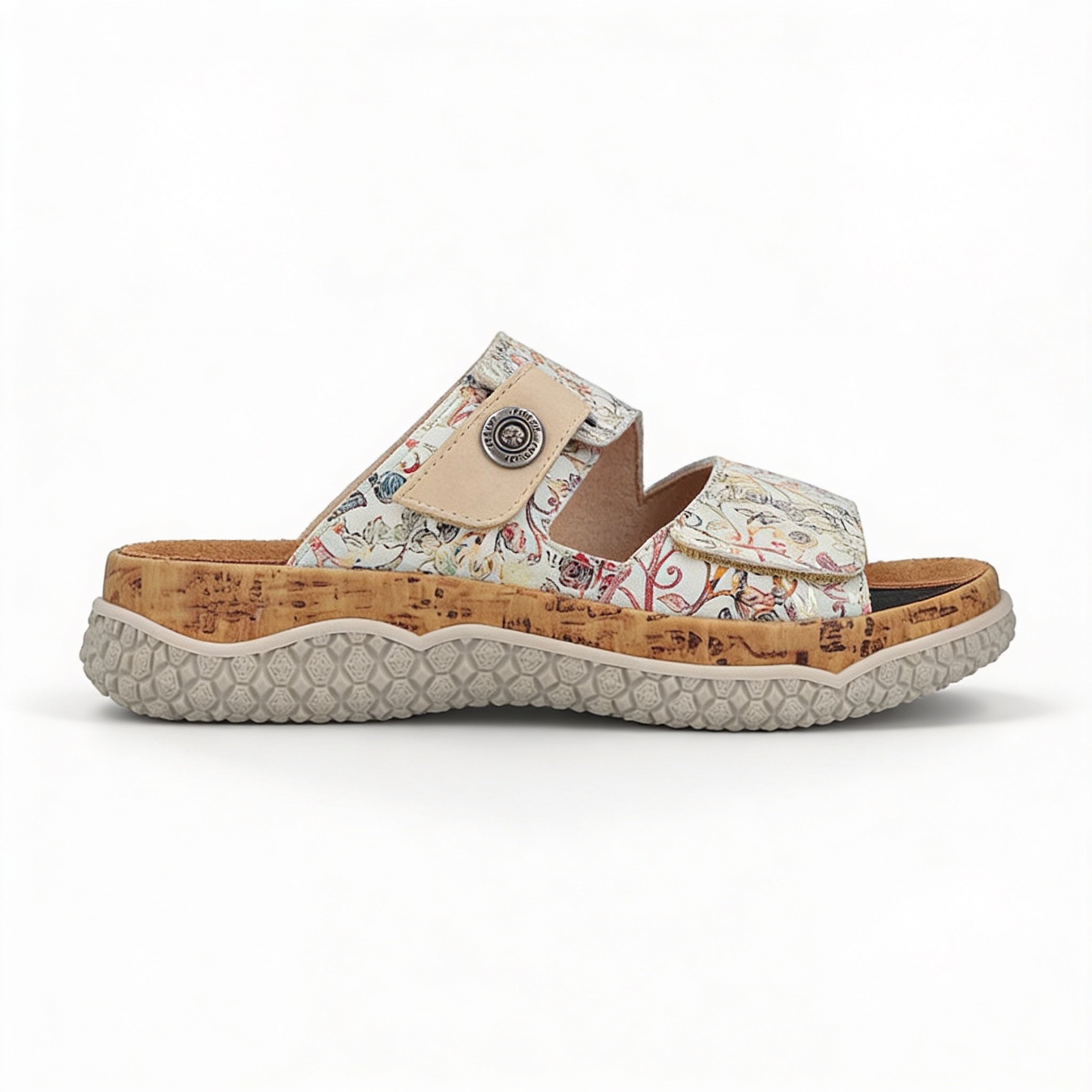 Rieker V0300 Womens Cross Strap Sandals Multi