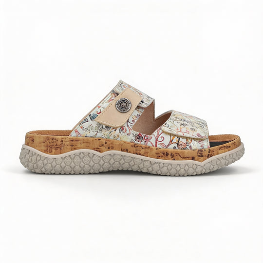 Rieker V0300 Womens Mule Sandals Multi