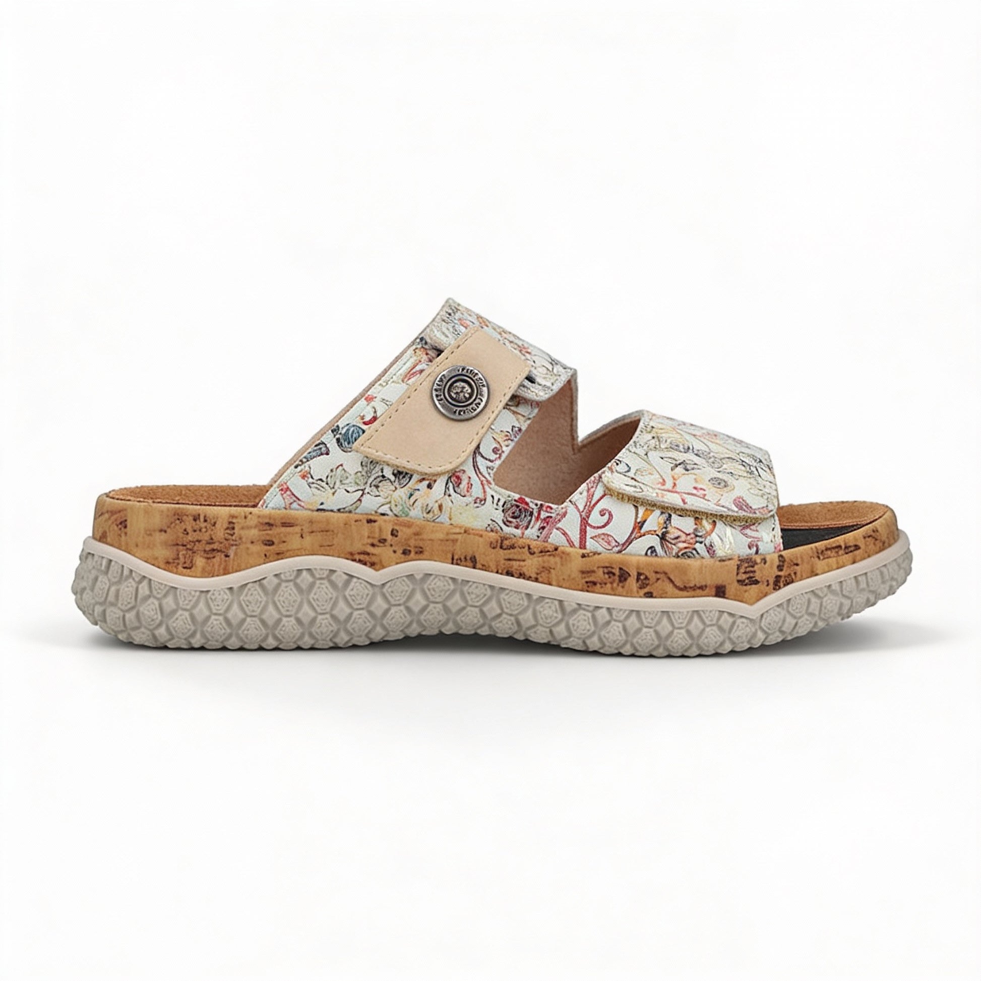 Rieker V0300 Womens Cross Strap Sandals Multi