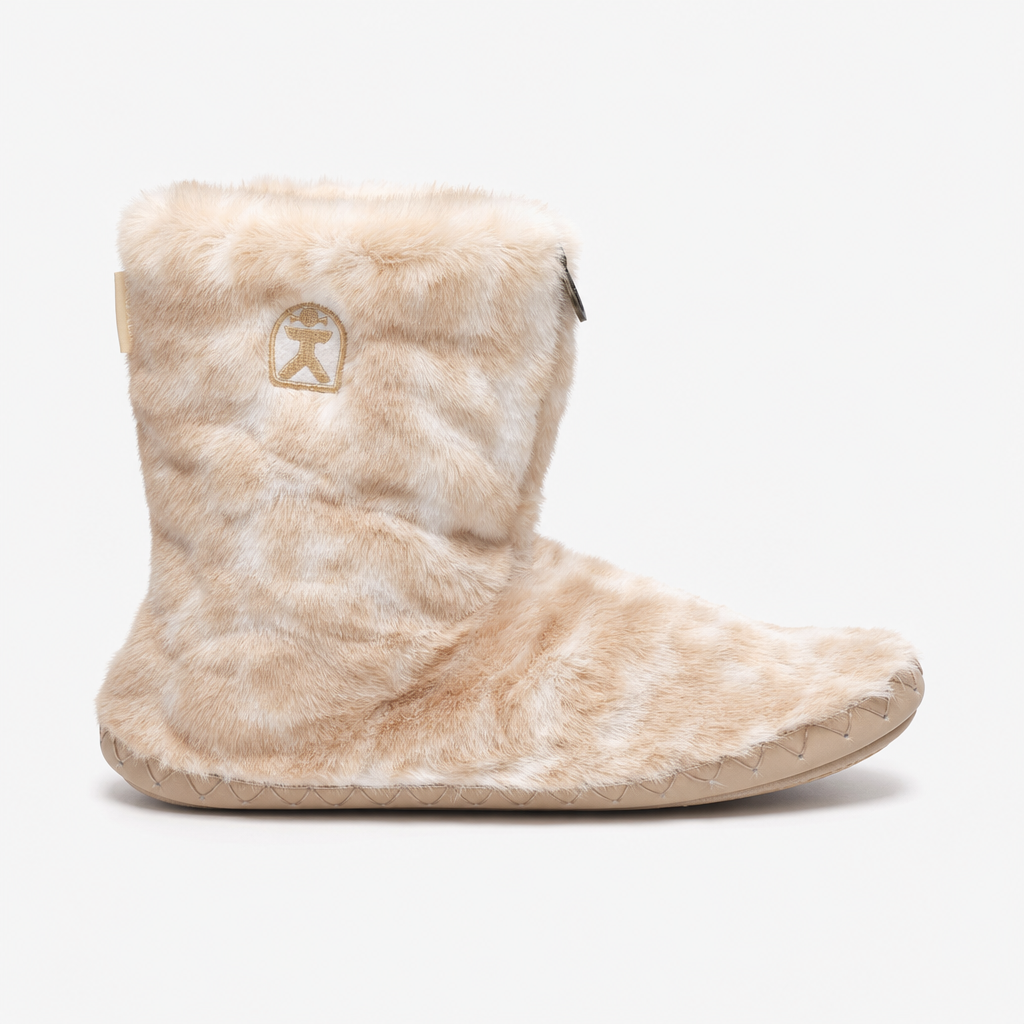Bedroom Athletics COLE Womens Slipper Boots Caramel Leopard